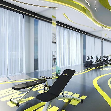 Royal M Al Aqah Beach Resort By Gewan Екстер'єр фото The gym at the hotel