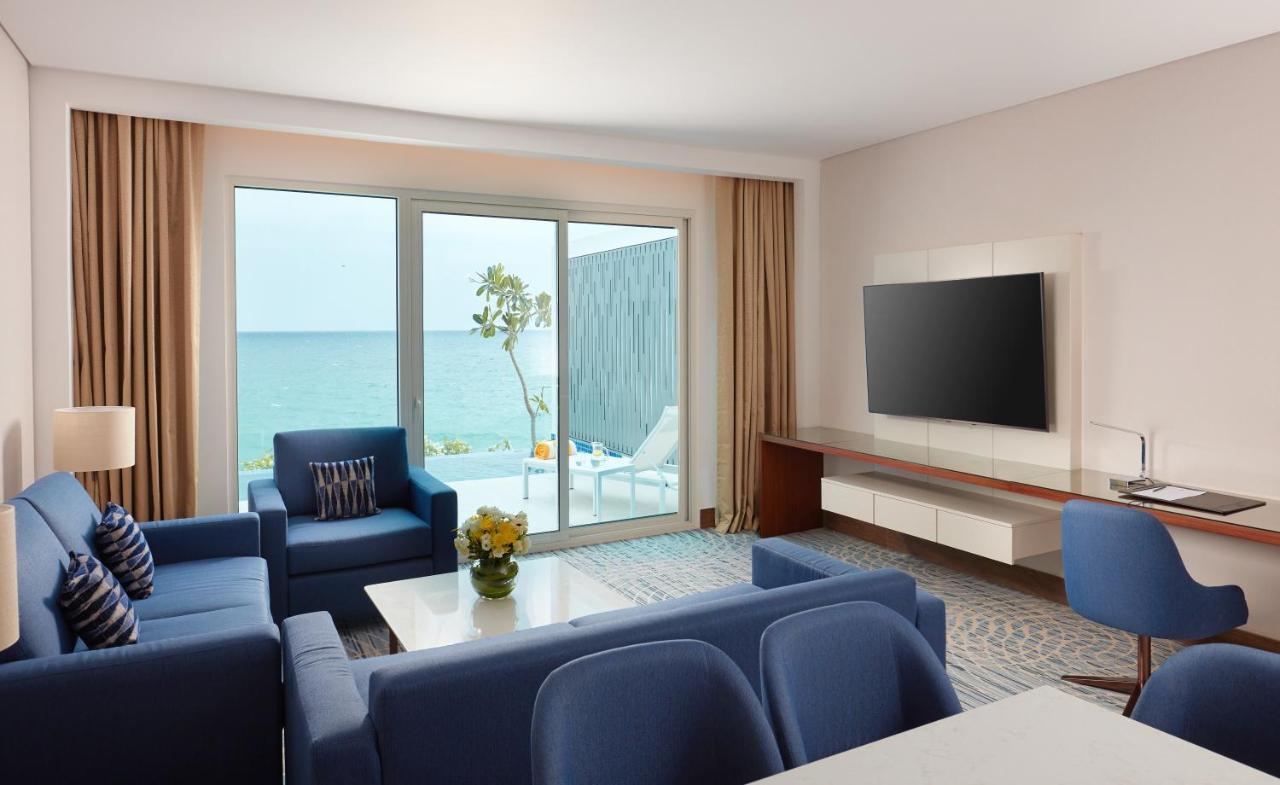 Royal M Al Aqah Beach Resort By Gewan Екстер'єр фото A living room at the hotel