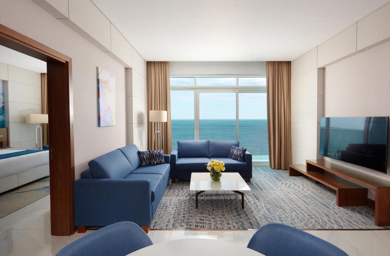 Royal M Al Aqah Beach Resort By Gewan Екстер'єр фото A living room at the hotel