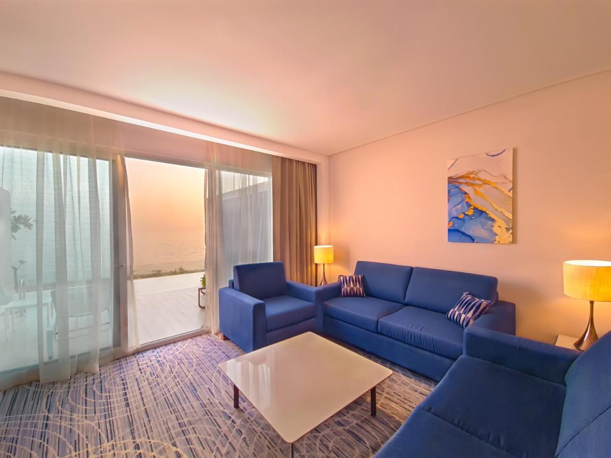 Royal M Al Aqah Beach Resort By Gewan Екстер'єр фото Living room