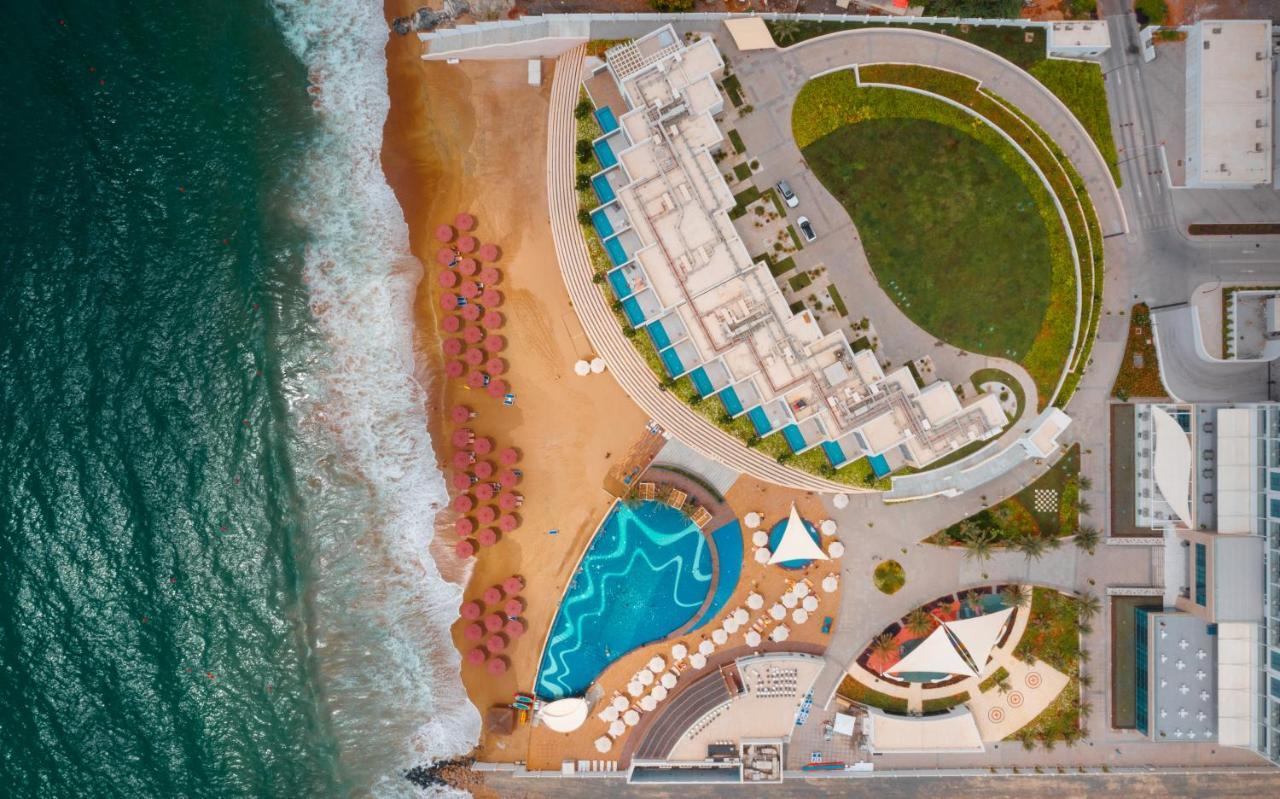 Royal M Al Aqah Beach Resort By Gewan Екстер'єр фото Aerial view of the resort