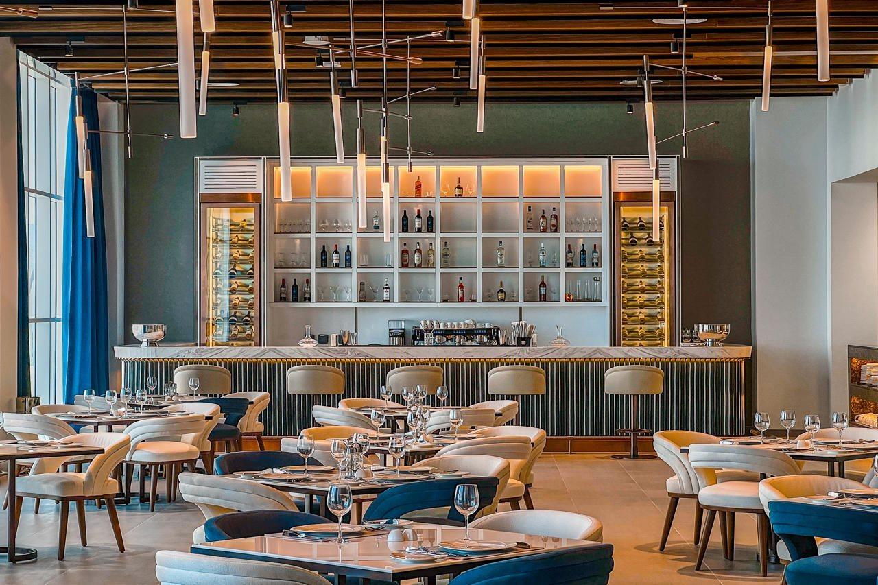 Royal M Al Aqah Beach Resort By Gewan Екстер'єр фото The restaurant