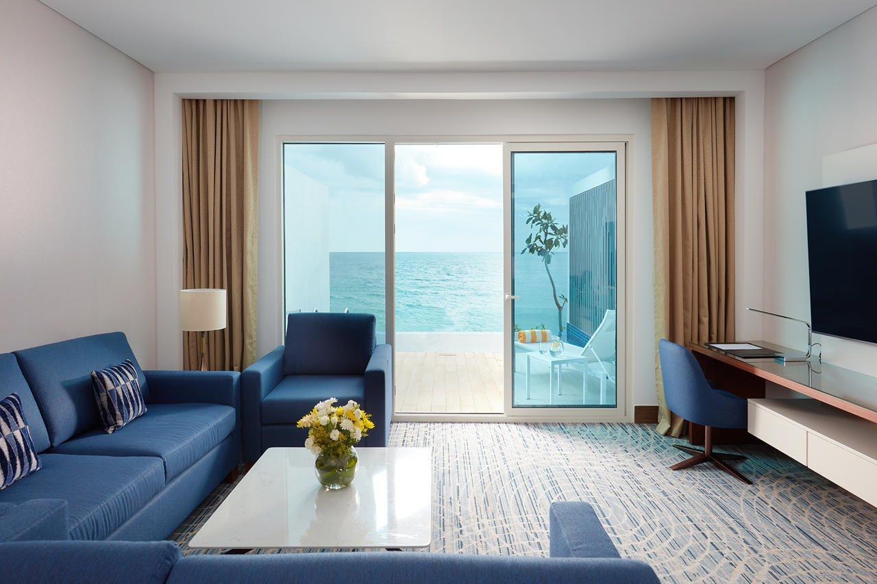 Royal M Al Aqah Beach Resort By Gewan Екстер'єр фото A suite at the hotel