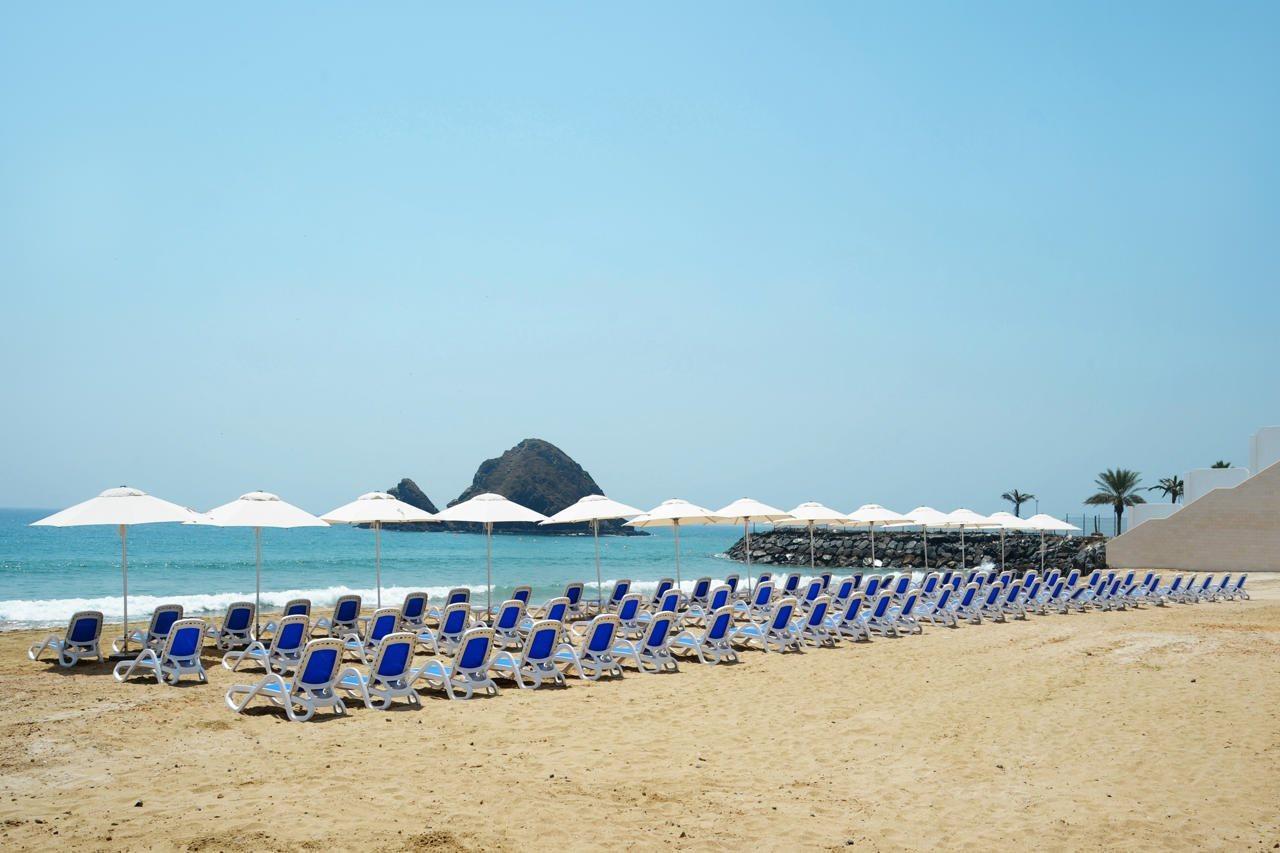 Royal M Al Aqah Beach Resort By Gewan Екстер'єр фото The beach at the Grand Hotel