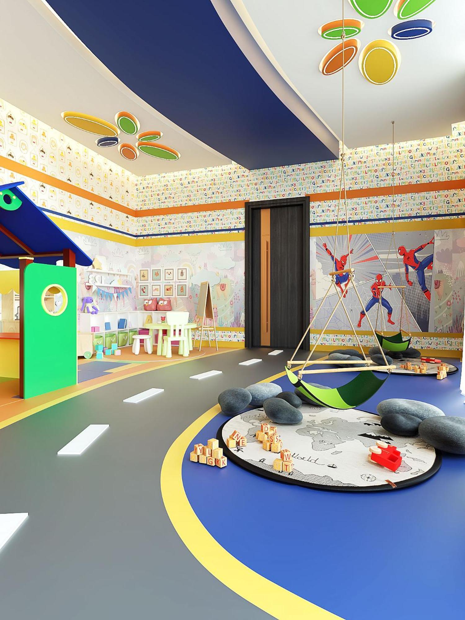 Royal M Al Aqah Beach Resort By Gewan Екстер'єр фото 3D rendering of a nursery